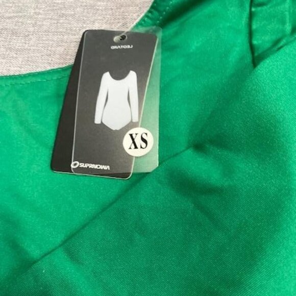 Women's Scoop Neck Spandex Long Sleeve Leotard, XS - Picture 6 of 6